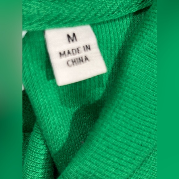 D & CO ESSENTIALS MEDIUM Green Sweater - Picture 6 of 9